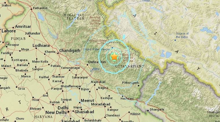 5.8 Richter earthquake hits Uttarakhand